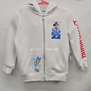 Disney White Kids Hoodie with Characters